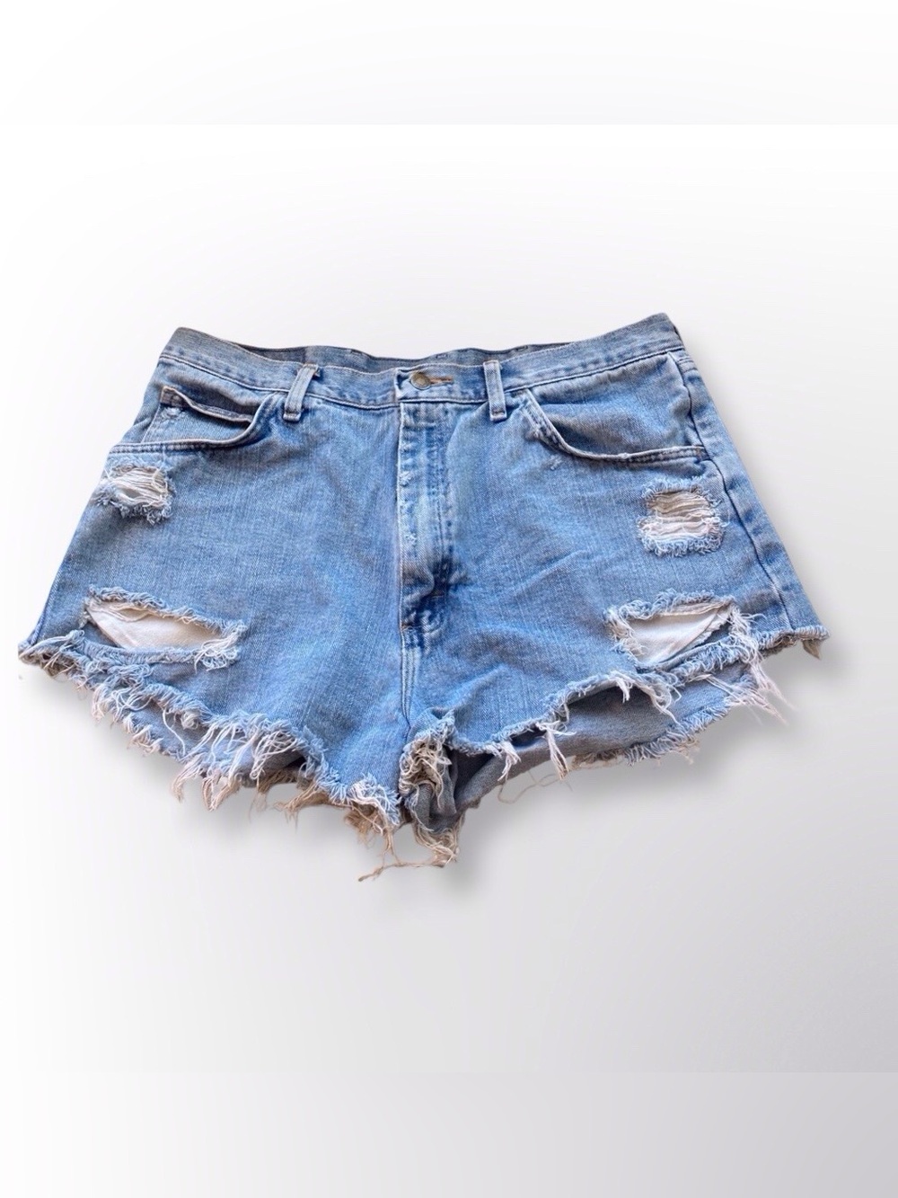 Wrangler, Relaxed Fit Denim Shorts, Women, 36, Casual, Light Blue
